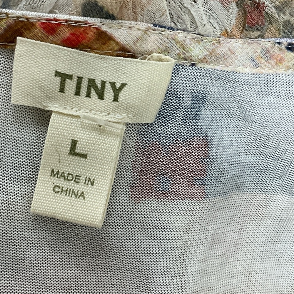 Anthropologie Tiny Bohemian Patchwork Ruffle Blou… - image 8